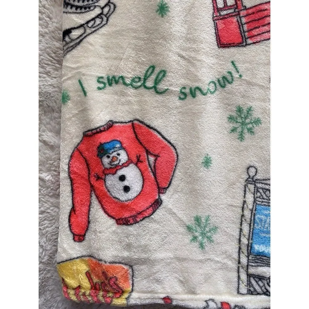 Gilmore‎ Girls I Smell Snow TWIN Size SOFT Blanket 60” X 90” Luke’s Gazebo NEW